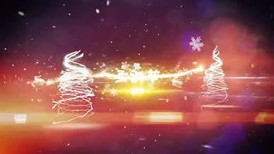 大气3D粒子圣诞愿望三维开场庆典片头视频E3D视频的预览图